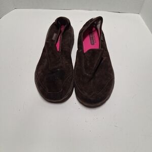 Skechers Brown Slip-On Athletic Shoes